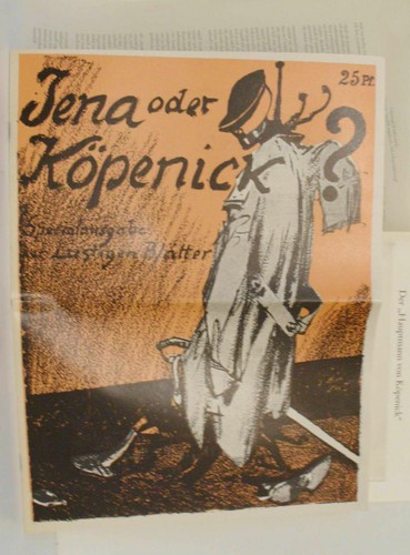 Berlin 1906 der hauptmann - der, von