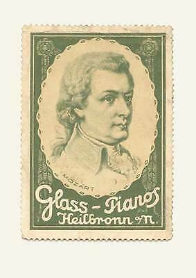 Mozart reklame marke glass - mozart,