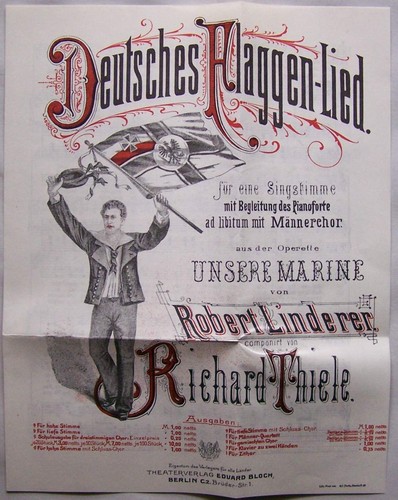 Berlin 1883 deutsches flaggen - deutsches,