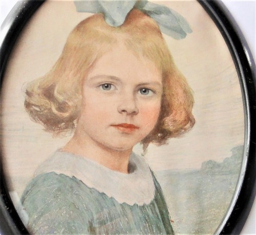 Mädchen blauem kleid und - mÄdchen,