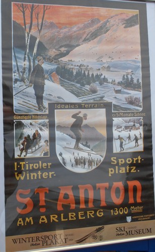 Plakat anton arlberg - st.anton,