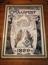 Maifest 1899, gerahmtes