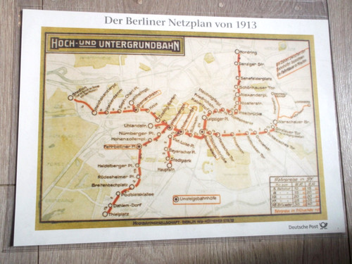 Historischer bahn plan - historischer, u-bahn