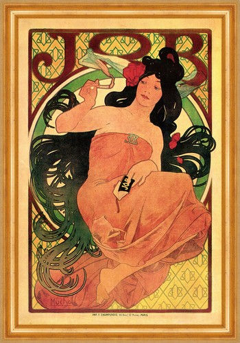 Job cigarette papers mucha - papers,