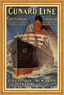 Cunard line carmania caronia - carmania,