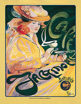 Cafe jacamotte werbeplakat - cafe,