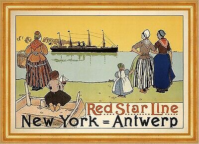 Red star line - star, new