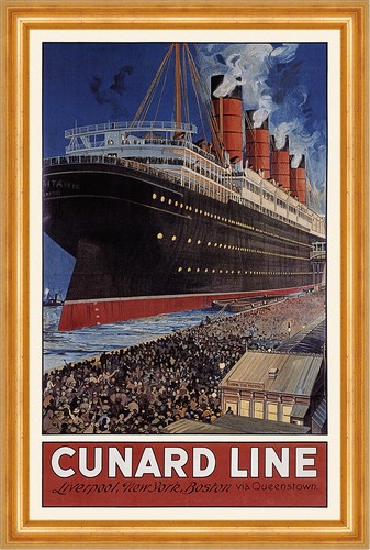 Cunard line liverpool - new, york