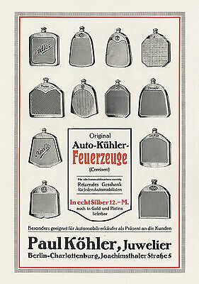 Auto kühler feuerzeuge - kühler, silber